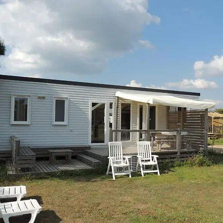 مكان تخييم Mobil-home 3 Ch 2 Sdb Vue Dune Et Foret Acces Ocean Dans Avec Parc Aquatique *